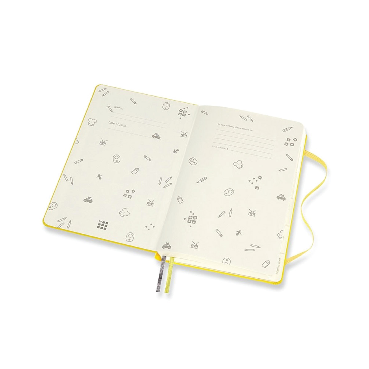 Zápisník Moleskine Passion Baby Journal - Tvrdé Desky - L, žlutý - 13